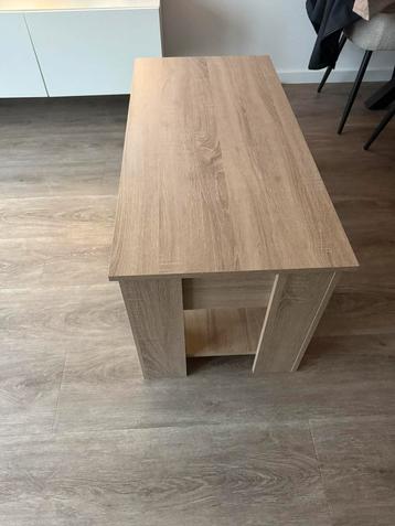 Uitschuifbare salontafel