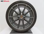 Porsche 21 inch Origineel velgen 911 992 met winterbanden, Auto-onderdelen, Banden en Velgen, Banden en Velgen, Personenwagen