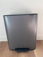 Brabantia Bo Prullenbak Platinum + Garantie!, Ophalen, Overige materialen, Met pedaal, 50 tot 75 cm