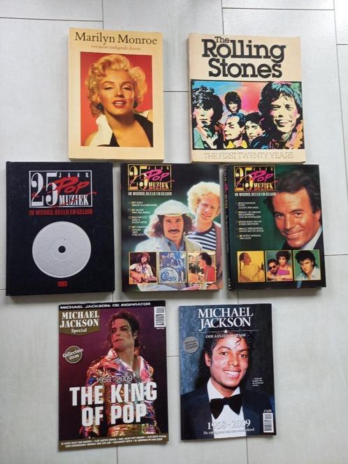 Marilyn Monroe,  the Rolling Stones, Michael Jackson, popmuz, Boeken, Muziek, Gelezen, Artiest, Ophalen of Verzenden