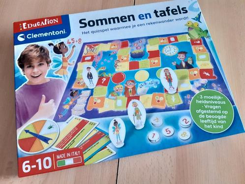 Sommen en Tafels - Rekenspel van Clementoni (6 tot 10 jaar), Kinderen en Baby's, Speelgoed | Educatief en Creatief, Zo goed als nieuw