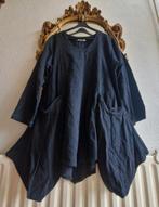 Kekoo wax zwart wijde punten a lijn tuniek met grote zakken, Ophalen of Verzenden, Zo goed als nieuw, Kekoo, Blouse of Tuniek