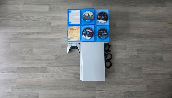 Zeernette Playstation 5 Disc Edietie+Games Pakket Lees Goed!, Spelcomputers en Games, Spelcomputers | Sony PlayStation 5, Zo goed als nieuw