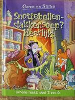Te koop Geronimo Stilton Snottenbellen-slakkesoep? Heerlijk!, Fictie algemeen, Geronimo Stilton, Ophalen of Verzenden, Zo goed als nieuw