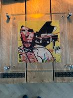 Hermand brood  / piano op glas inc. bevestiging, Antiek en Kunst, Ophalen