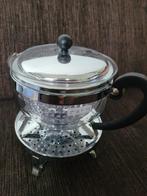 Bodum theepot met theelicht houder tea pot, Huis en Inrichting, Keuken | Servies, Ophalen of Verzenden, Gebruikt, Overige stijlen