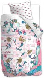 Dekbedovertrek eenpersoons zeemeermin/mermaid 140x200cm, Ophalen, Gebruikt, Meisje, Dekbedovertrek