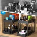 Keukenkast Organizer uitschuifbaar - GRATIS VERZENDING, Huis en Inrichting, Verzenden, Zwart, Nieuw, Minder dan 100 cm