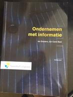 Ondernemen met informatie 8e druk ISBN 978-90-01-81684-1, Boeken, Ophalen of Verzenden, Zo goed als nieuw