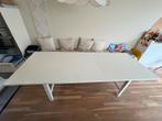 Ikea Witte Uitschuifbare Eettafel - Gebruikt, Ophalen, Gebruikt, 100 tot 150 cm, 200 cm of meer