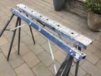 Schragen, werkbokken, schraag, metalen schraag, Ophalen, Gebruikt, 70 tot 120 cm