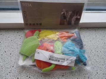10 Vingerpopjes van IKEA TITTA strand zee diertjes visjes beschikbaar voor biedingen