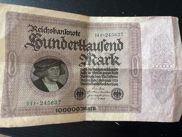 Hunderttauzend Mark beschikbaar voor biedingen