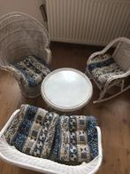 Rotan Kindersetje - Bankje, Stoel, Schommelstoel, Tafel, Kinderen en Baby's, Ophalen, Gebruikt