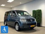 Volkswagen Caravelle L1H1 Rolstoelbus (airco achterin), Auto's, 12 maanden, Stof, Gebruikt, Zwart