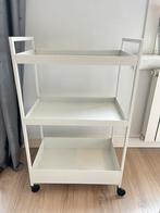 IKEA NISSAFORS Roltafel - Wit, Huis en Inrichting, Woonaccessoires | Overige, Ophalen of Verzenden, Zo goed als nieuw