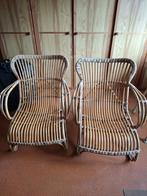 nostalgische rotan stoelen in prima staat, Ophalen, Gebruikt, Rotan