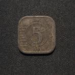 5 cent 1941 zink, Verzenden, Koningin Wilhelmina, 5 cent, Losse munt