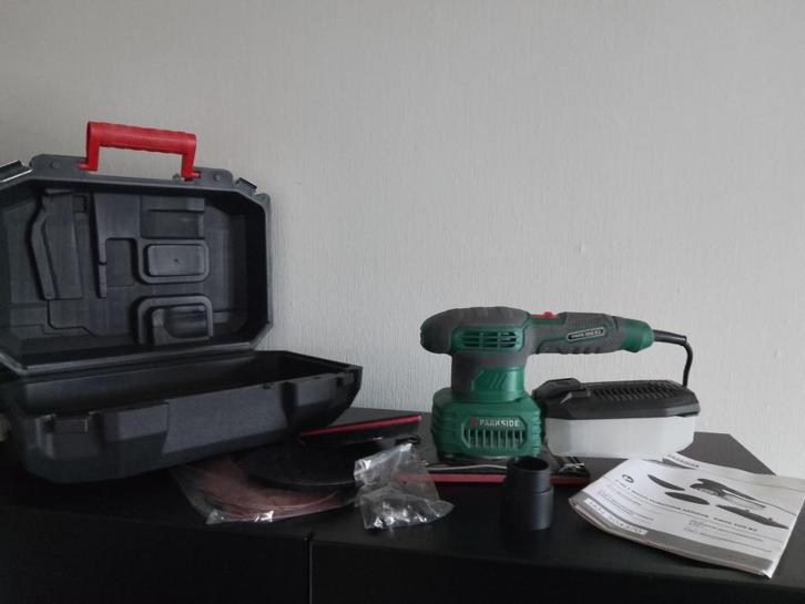 Parkside PMFS 200 B2 – 3-in-1 multifunctionele schuurmachine, Doe-het-zelf en Verbouw, Gereedschap | Schuurmachines, Gebruikt