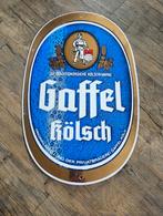Gaffel Kolsch bier emaille reclamebord, Verzamelen, Biermerken, Ophalen of Verzenden, Zo goed als nieuw, Reclamebord, Plaat of Schild