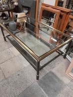 Prachtige glazen salontafel, 50 tot 100 cm, Minder dan 50 cm, Glas, 100 tot 150 cm
