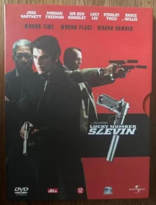 2DVD Lucky number Slevin; Morgan Freeman, Bruce Willis, Lucy, Cd's en Dvd's, Dvd's | Actie, Zo goed als nieuw, Actie, Boxset, Vanaf 12 jaar