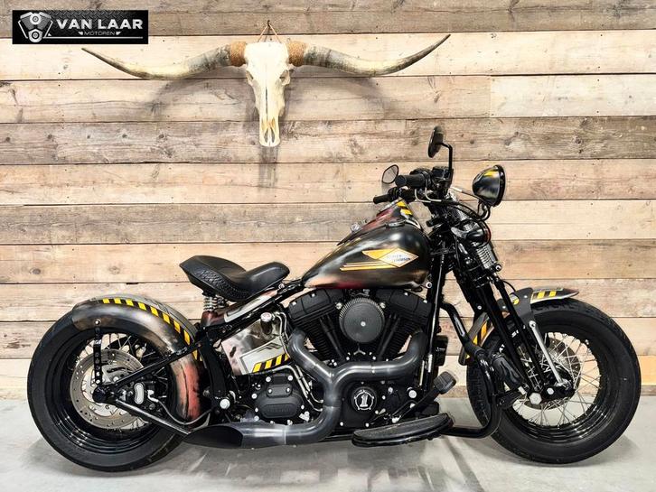 HARLEY-DAVIDSON CUSTOM CROSS BONES FLSTSB Springer UNIEK!, Motoren, Motoren | Harley-Davidson, Bedrijf, Overig, meer dan 35 kW