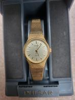 Vintage Pulsar vergulde dames horloge, perfecte staat., Ophalen, Zo goed als nieuw, Staal, Overige merken