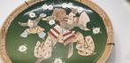 Japans satsuma bord ninja en jongen, Antiek en Kunst, Antiek | Porselein, Ophalen