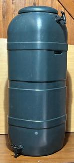 Regenton groen kunststof ca. 80 liter, Ophalen, Kunststof, Gebruikt, Met kraantje