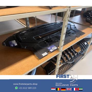 W190 C190 AMG GT GTC GTS GTR CARBON MOTOR AFDEK PLAAT ORIGIN beschikbaar voor biedingen