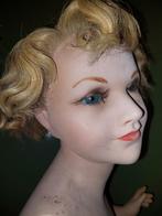*Antieke etalagepop* 92 cm hoog., Antiek en Kunst, Curiosa en Brocante, Ophalen