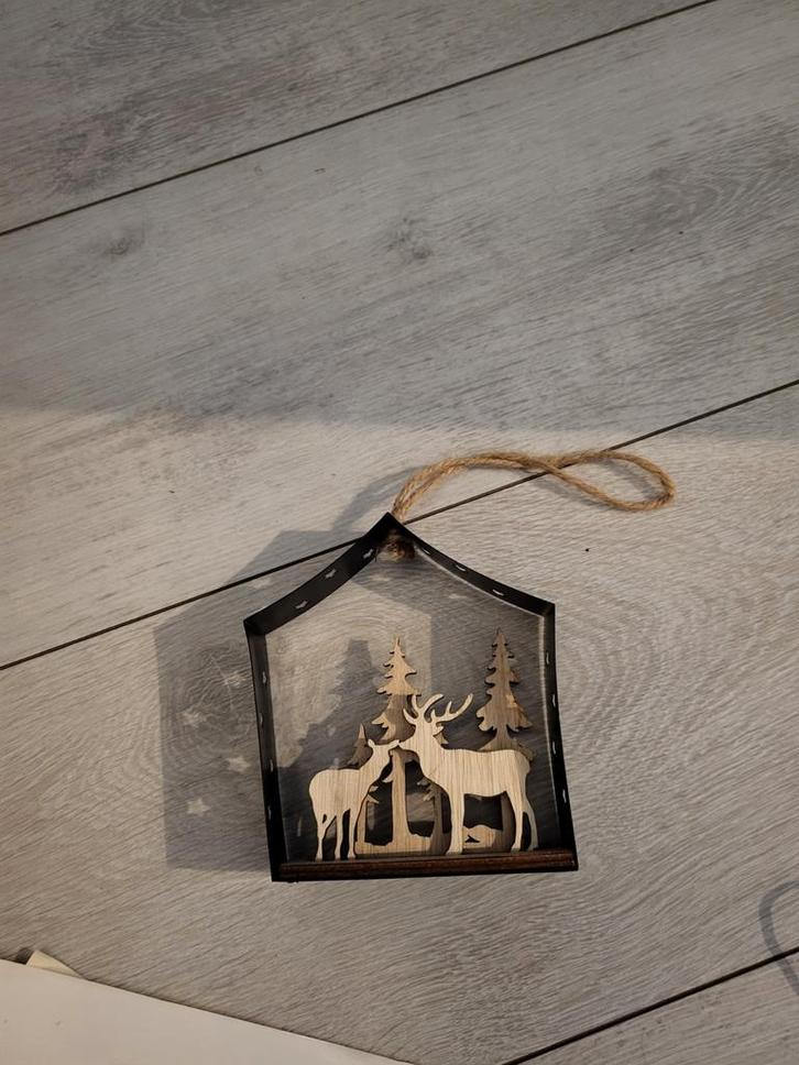 Kerst herten decoratie hanger, Diversen, Kerst, Ophalen of Verzenden