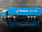 Lion Mercedes met huifoplegger Nedlloyd Road Cargo, Gebruikt, Ophalen of Verzenden, Bus of Vrachtwagen, Lion Toys