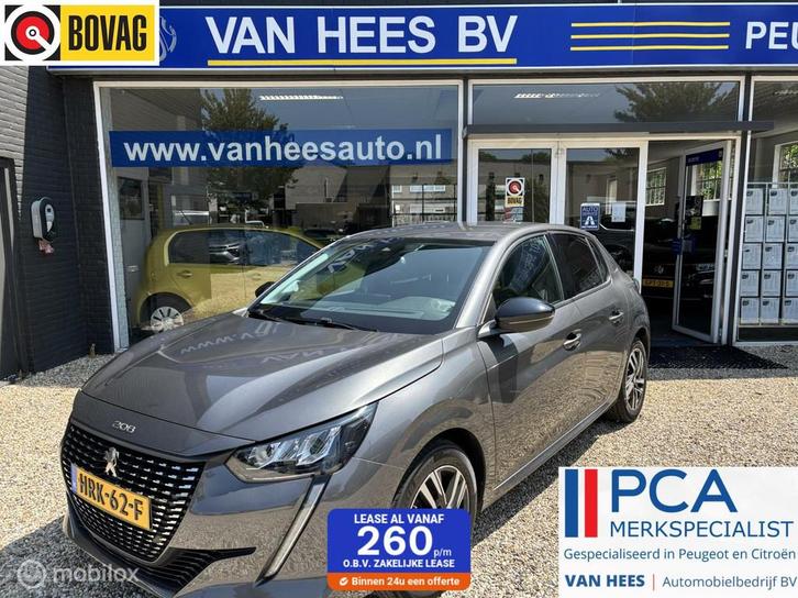 Peugeot 208 1.2 PureTech 100 Allure Pack navigatie en carpla, Auto's, Peugeot, Bedrijf, Te koop, ABS, Achteruitrijcamera, Airbags