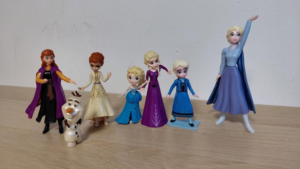 Frozen poppetjes, Verzamelen, Poppetjes en Figuurtjes, Ophalen of Verzenden, Zo goed als nieuw