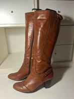 Lamica leren laarzen, Kleding | Dames, Schoenen, Hoge laarzen, Bruin, Lamica, Ophalen of Verzenden