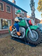 Abraham pop Motor - Gekkepoppen bezorgservice Twente, Ophalen of Verzenden, Zo goed als nieuw, Abraham of Sarah