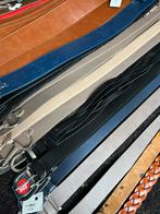 Partij nieuwe riemen. 8 leer en 26 polyester. Dames. Nieuw, Kleding | Dames, Riemen en Ceinturen, Ophalen of Verzenden, Nieuw