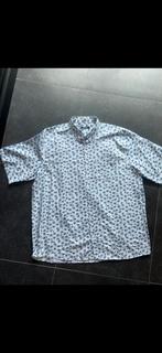 Zgan shirt blouse Do&Co 5XL blauw korte mouw, Kleding | Heren, Overhemd, Zo goed als nieuw, Do&Co, Verzenden