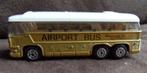 Vintage 1980s Zee Toys Gold Airport Bus  Lengte 7,5 cm, Verzenden, Zo goed als nieuw, Bus of Vrachtwagen