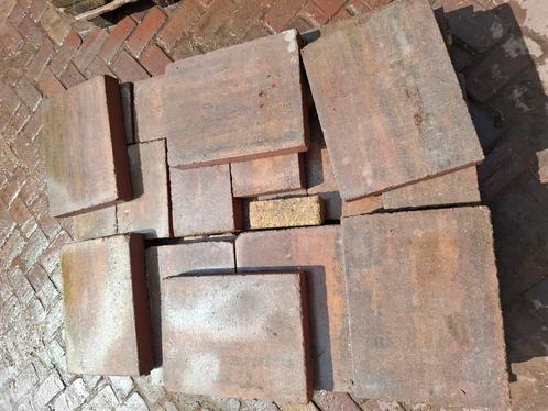 2m² wildverband, paars, gebruikt, op pallet, Tuin en Terras, Tegels en Klinkers, Gebruikt, Terrastegels, Beton, 10 m² of meer