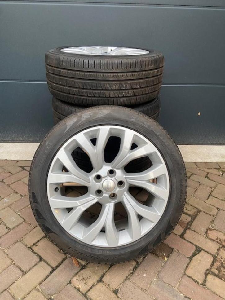 Range Rover Sport L405, L494 velgen+All Season banden 21 ", Auto-onderdelen, Banden en Velgen, Banden en Velgen, All Season, 21 inch