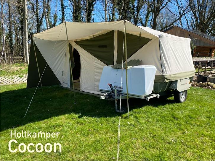Vouwwagen te huur: Aart Kok Zambezi, Holtkamper Cocoon huren, Caravans en Kamperen, Verhuur