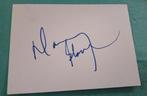 Danny Glover handtekening gesigneerde index card, Ophalen of Verzenden, Zo goed als nieuw, Foto of Kaart