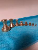 Antieke Victoriaanse Slagersgewichten Set - Brons/Messing, Antiek en Kunst, Antiek | Koper en Brons, Ophalen of Verzenden, Brons