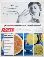 6 vintage advertenties reclames Royco soep 1958-62 soepen, Verzamelen, Verzenden, Gebruikt, Overige typen