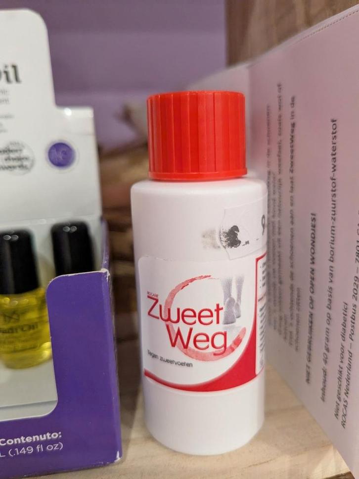 Rocas Zweet Weg - Tegen zweetvoeten!, Sieraden, Tassen en Uiterlijk, Uiterlijk | Lichaamsverzorging, Nieuw, Overige typen, Ophalen of Verzenden