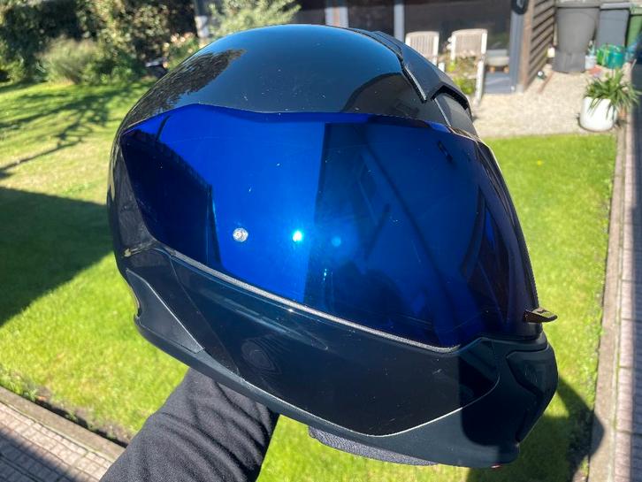 BMW motorhelm system 7 carbon met intercom en getint vizier, Motoren, Kleding | Motorhelmen, Heren, Systeemhelm, XXL, Overige merken