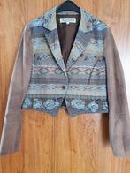 Kort blazer jasje maat 38, Bruin, Ophalen of Verzenden, Zo goed als nieuw, Jasje